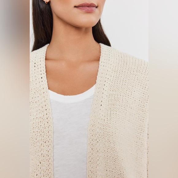 Velvet By Graham & Spencer Woman’s XS Cotton Open Front Cardigan - Picture 2 of 10